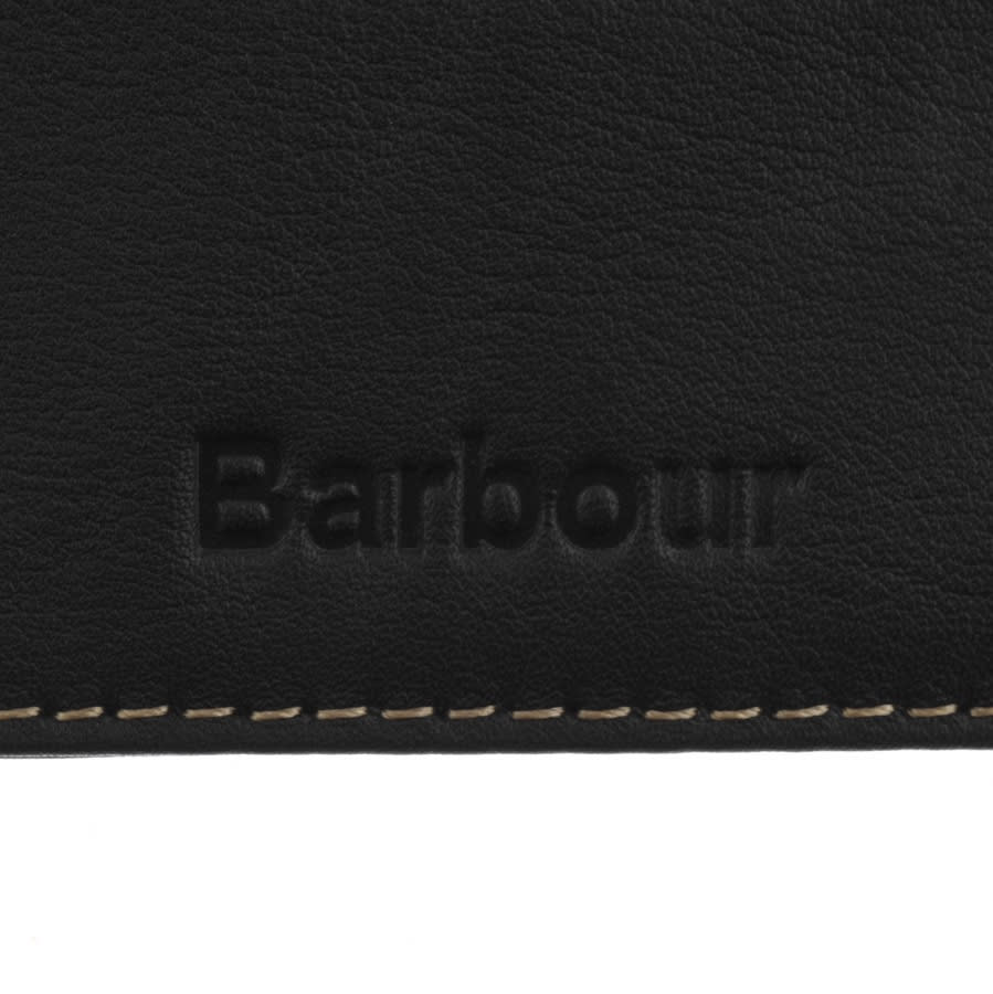 Alternative Image for ProductBarbour Leather Card Holder Black3